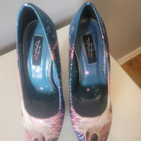 Iron Fist Unicornicopia Platform Heels, VGUC, Size 7 - Picture 3 of 7